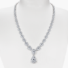奢华项链2 Eternity Necklace in 14k White Gold